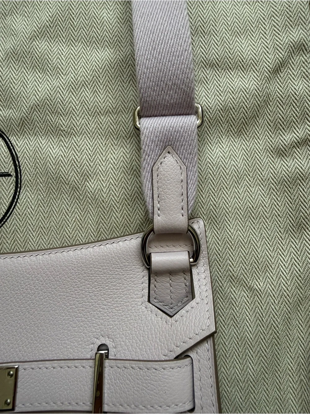 Hermes Mini Jypsiere Evercolor Mauve